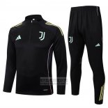 Chandal de Sudadera del Juventus Nino 2025-2026 Negro