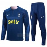 Chandal de Sudadera del Tottenham Hotspur Nino 2023-2024 Azul