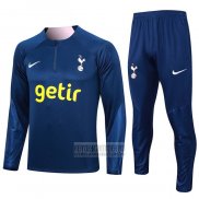 Chandal de Sudadera del Tottenham Hotspur Nino 2023-2024 Azul