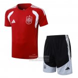 Chandal del Espana Manga Corta 2026-2027 Rojo - Pantalon Corto