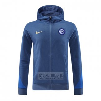 Chaqueta con Capucha del Inter Milan 2024-2025 Azul