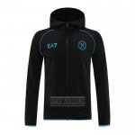 Chaqueta con Capucha del Napoli 2023-2024 Negro