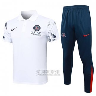 Conjunto Polo del Paris Saint-Germain 2024-2025 Blanco