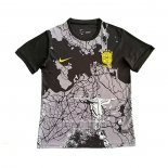 Tailandia Camiseta De Futbol Brasil Jesus 2025-2026 Negro Gris