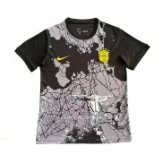 Tailandia Camiseta De Futbol Brasil Jesus 2025-2026 Negro Gris