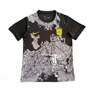 Tailandia Camiseta De Futbol Brasil Jesus 2025-2026 Negro Gris