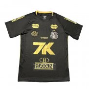 Tailandia Camiseta De Futbol Santos Special 2025 Negro Oro