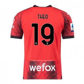 Camiseta De Futbol AC Milan Jugador Theo Primera 2023-2024