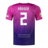 Camiseta De Futbol Alemania Jugador Rudiger Segunda 2024