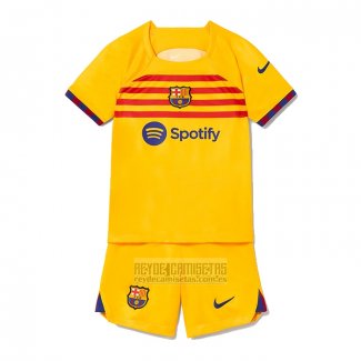 Camiseta De Futbol Barcelona Cuarto Nino 2022-2023