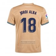 Camiseta De Futbol Barcelona Jugador Jordi Alba Segunda 2022-2023