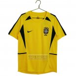 Camiseta De Futbol Brasil Primera Retro 2002