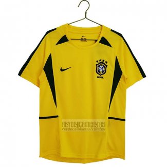 Camiseta De Futbol Brasil Primera Retro 2002