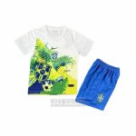 Camiseta De Futbol Brasil Special Nino 2025-2026 Blanco
