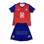 Camiseta De Futbol Cruz Azul Tercera Nino 2024-2025