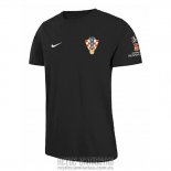 Camiseta De Futbol Croacia Copa Mundial 2018 Negro