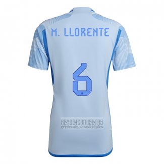 Camiseta De Futbol Espana Jugador M.Llorente Segunda 2022