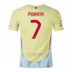 Camiseta De Futbol Espana Jugador Morata Segunda 2024