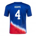 Camiseta De Futbol Estados Unidos Jugador Adams Segunda 2024