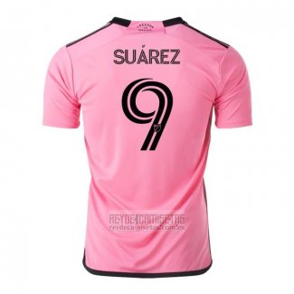 Camiseta De Futbol Inter Miami Jugador Suarez Primera 2024