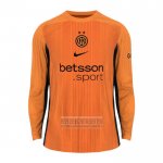 Camiseta De Futbol Inter Milan Portero Manga Larga 2025-2026 Naranja
