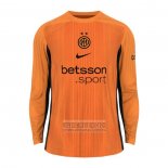 Camiseta De Futbol Inter Milan Portero Manga Larga 2025-2026 Naranja