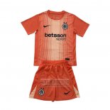 Camiseta De Futbol Inter Milan Portero Nino 2025-2026 Naranja