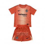 Camiseta De Futbol Inter Milan Portero Nino 2025-2026 Naranja