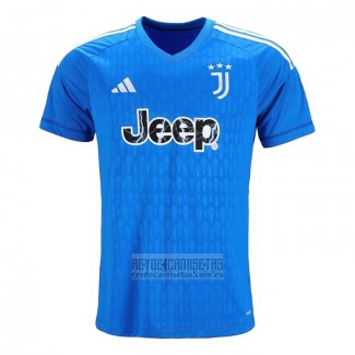 Camiseta De Futbol Juventus Portero 2023-2024 Azul
