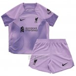 Camiseta De Futbol Liverpool Portero Primera Nino 2022-2023