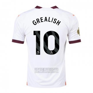 Camiseta De Futbol Manchester City Jugador Grealish Segunda 2023-2024