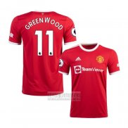 Camiseta De Futbol Manchester United Jugador Greenwood Primera 2021-2022