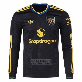 Camiseta De Futbol Manchester United Tercera Manga Larga 2025-2026