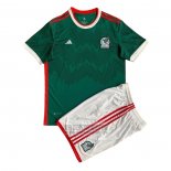 Camiseta De Futbol Mexico Primera Nino 2022