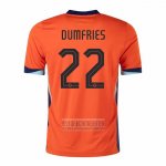 Camiseta De Futbol Paises Bajos Jugador Dumfries Primera 2024-2025