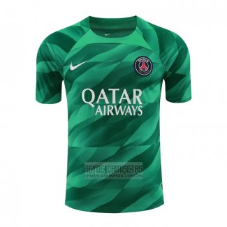 Camiseta De Futbol Paris Saint-Germain Portero 2023-2024 Verde