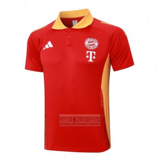 Camiseta De Futbol Polo del Bayern Munich 2024-2025 Rojo