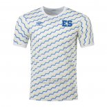 Camiseta De Futbol Pre Partido del El Salvador 2023 Blanco