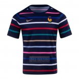 Camiseta De Futbol Pre Partido del Francia 2024 Azul