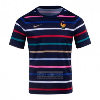 Camiseta De Futbol Pre Partido del Francia 2024 Azul