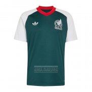 Camiseta De Futbol Pre Partido del Mexico 2026 Verde Blanco