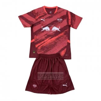 Camiseta De Futbol RB Leipzig Segunda Nino 2024-2025