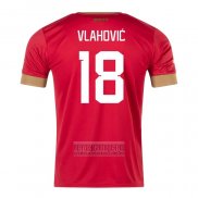Camiseta De Futbol Serbia Jugador Vlahovic Primera 2022