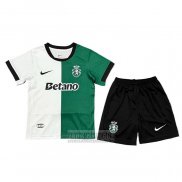 Camiseta De Futbol Sporting Special Nino 2025-2026 Blanco Verde