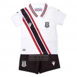 Camiseta De Futbol Stoke City Segunda Nino 2022-2023 Blanco