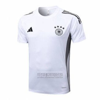 Camiseta De Futbol de Entrenamiento Alemania 2025-2026 Blanco