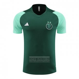 Camiseta De Futbol de Entrenamiento Argelia 2023-2024 Verde