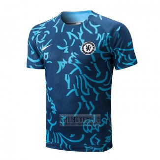 Camiseta De Futbol de Entrenamiento Chelsea 2022-2023 Azul