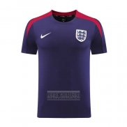 Camiseta De Futbol de Entrenamiento Inglaterra 2024-2025 Purpura
