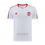 Camiseta De Futbol de Entrenamiento Manchester United 2023-2024 Blanco